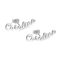 Personalized Name Stud Earrings