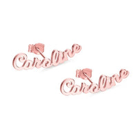 Personalized Name Stud Earrings