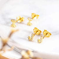 Personalized Initial Studs Alphabet Earring