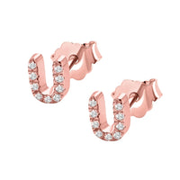 Personalized Initial Studs Alphabet Earring