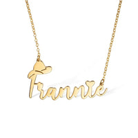 Personalized Name Necklace with Cowboy Hat