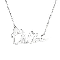 Personalized Name Necklace with Cowboy Hat