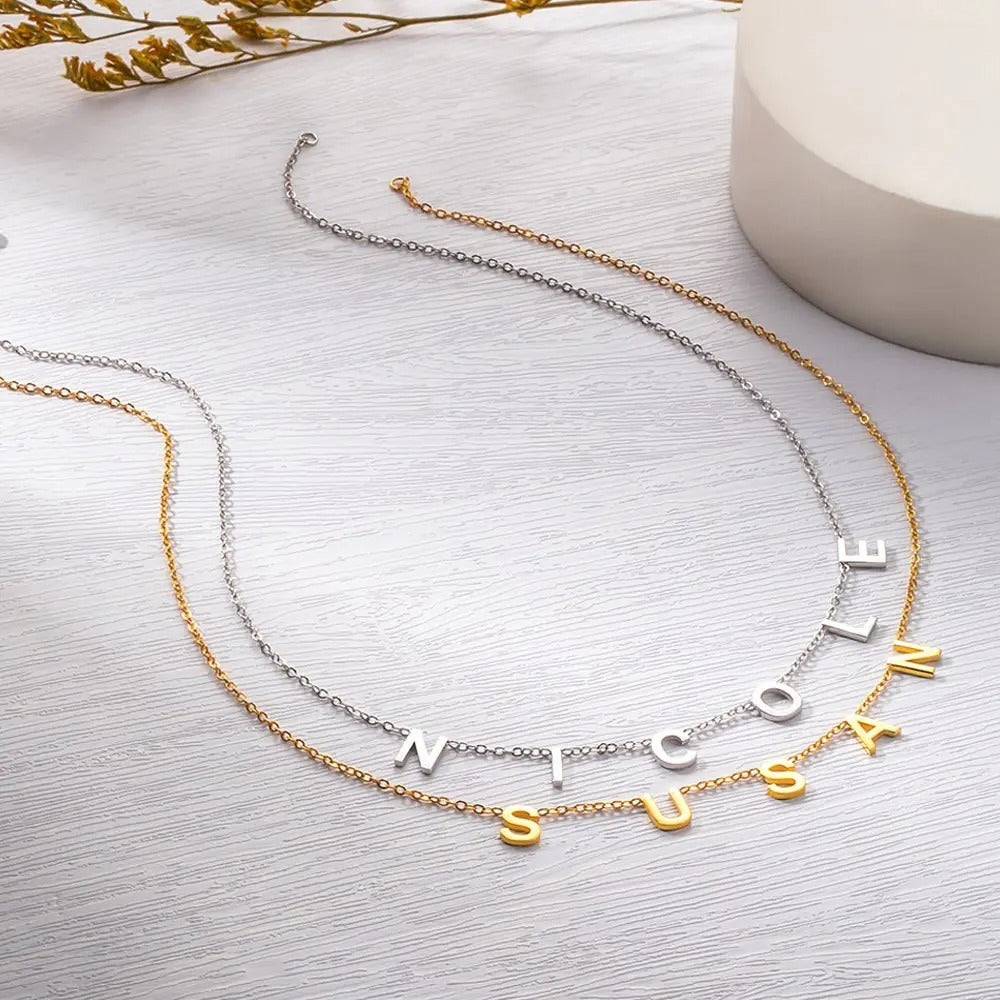 Personalized Multiple Letter Necklace