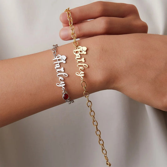 Custom Name Western Cowboy Hat Bracelet