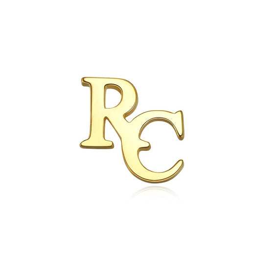 Personalized Tiny Two Letters Stud Earrings