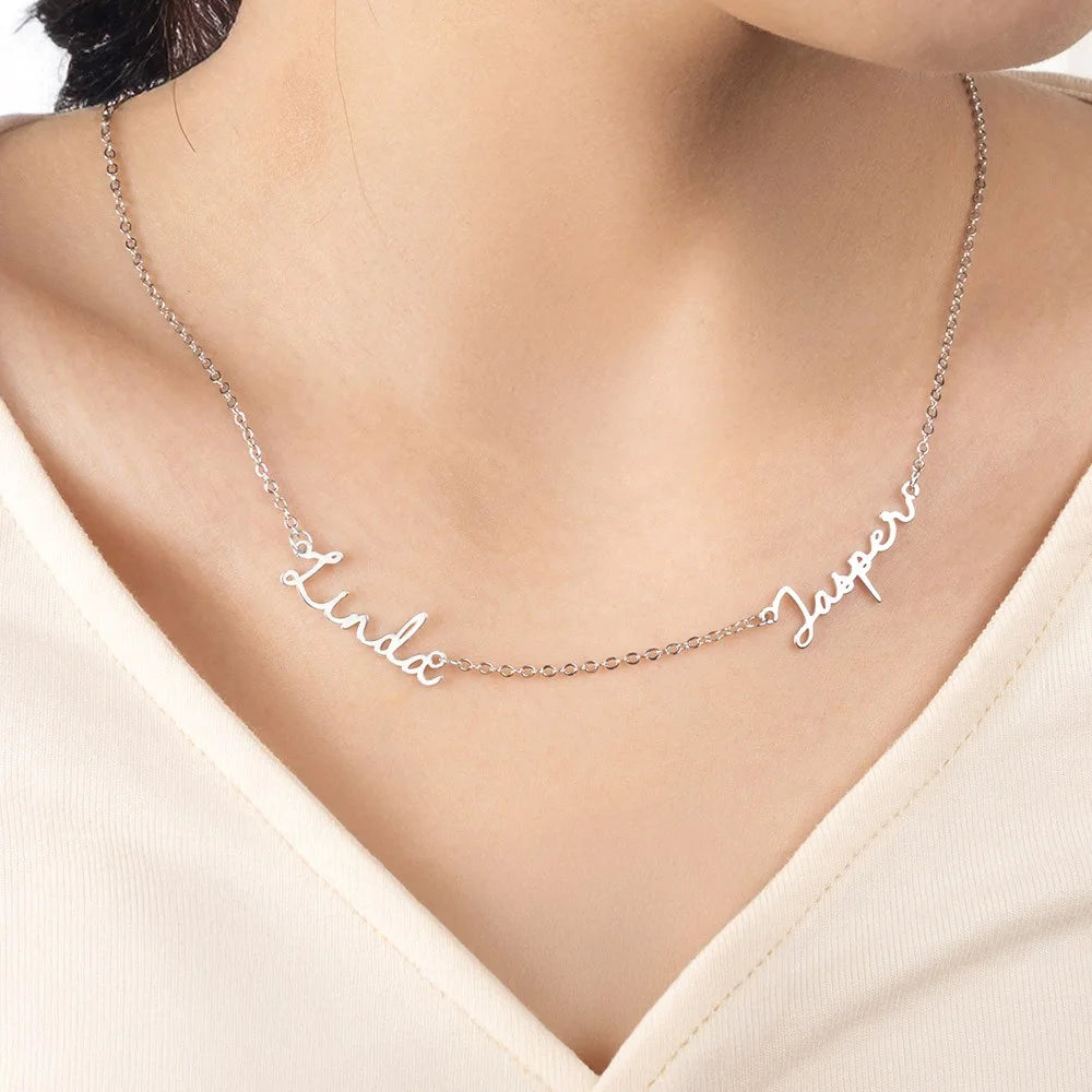 Personalized Multiple Names Family Necklace