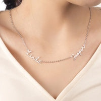 Personalized Multiple Names Family Necklace