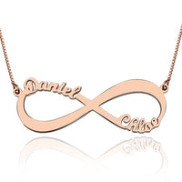 Double Name Infinity Necklace