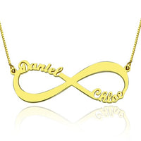 Double Name Infinity Necklace