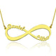 Double Name Infinity Necklace