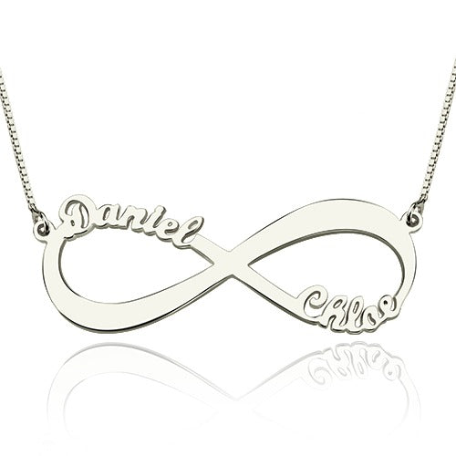 Double Name Infinity Necklace