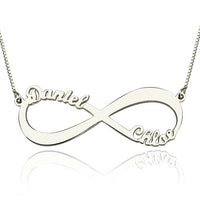 Double Name Infinity Necklace
