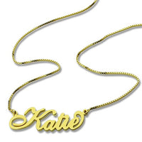 Personalized Carrie Nameplate Necklace