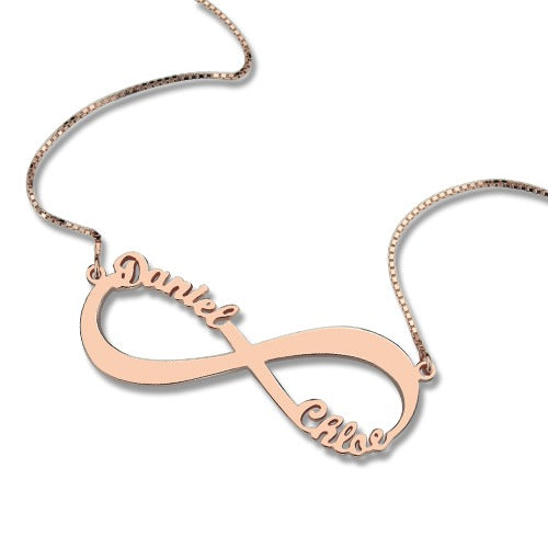Double Name Infinity Necklace